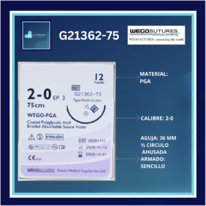 PGA 2-0 G21362-75 WEGO C/12
